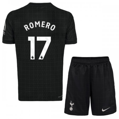 Conjunto Tottenham Hotspur Romero 17 Equipamento Alternativo 2025-26 - Criança Conjunto Tottenham Hotspur Romero 17 Equipamento Alternativo 2025-26 - Criança